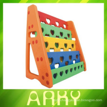 Children plastic book shelf